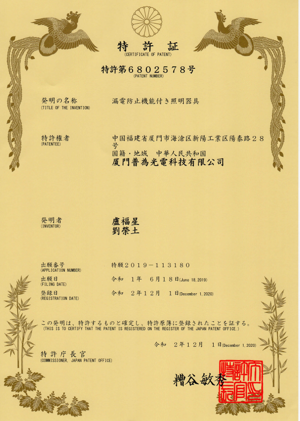 Святлодыёдная трубка PVTECH Japan patent.png